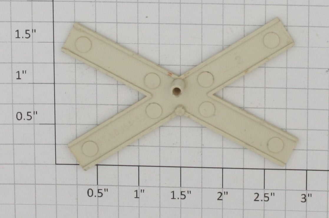 Lionel 154-35 White Plastic Railroad Crossing Sign