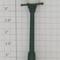 Acme 100-1GL Lighted Green Gas Lamp Post