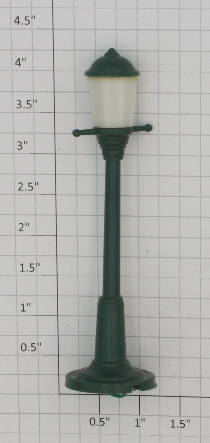 Acme 100-1GL Lighted Green Gas Lamp Post
