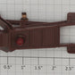 Lionel 2280-1 Brown Plastic Track Bumper with Light Assembly