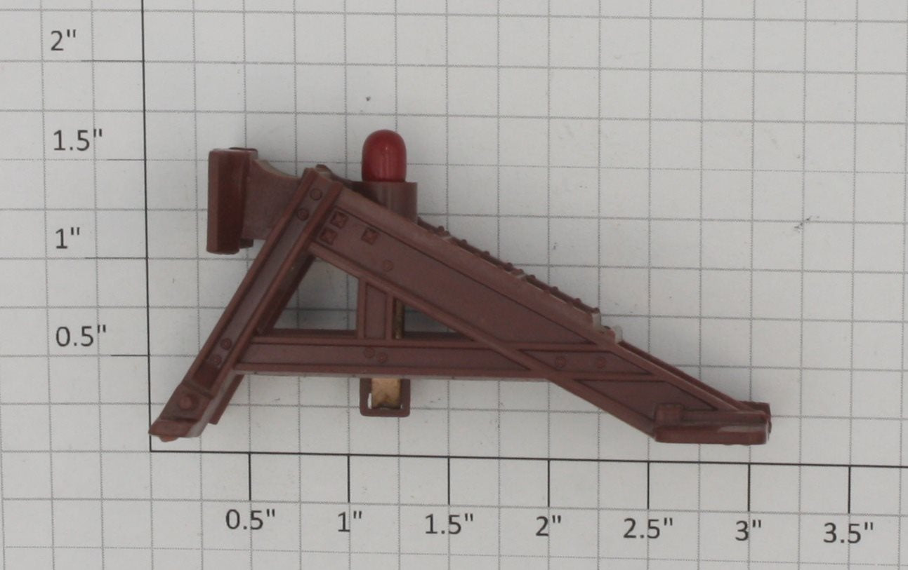 Lionel 2280-1 Brown Plastic Track Bumper with Light Assembly