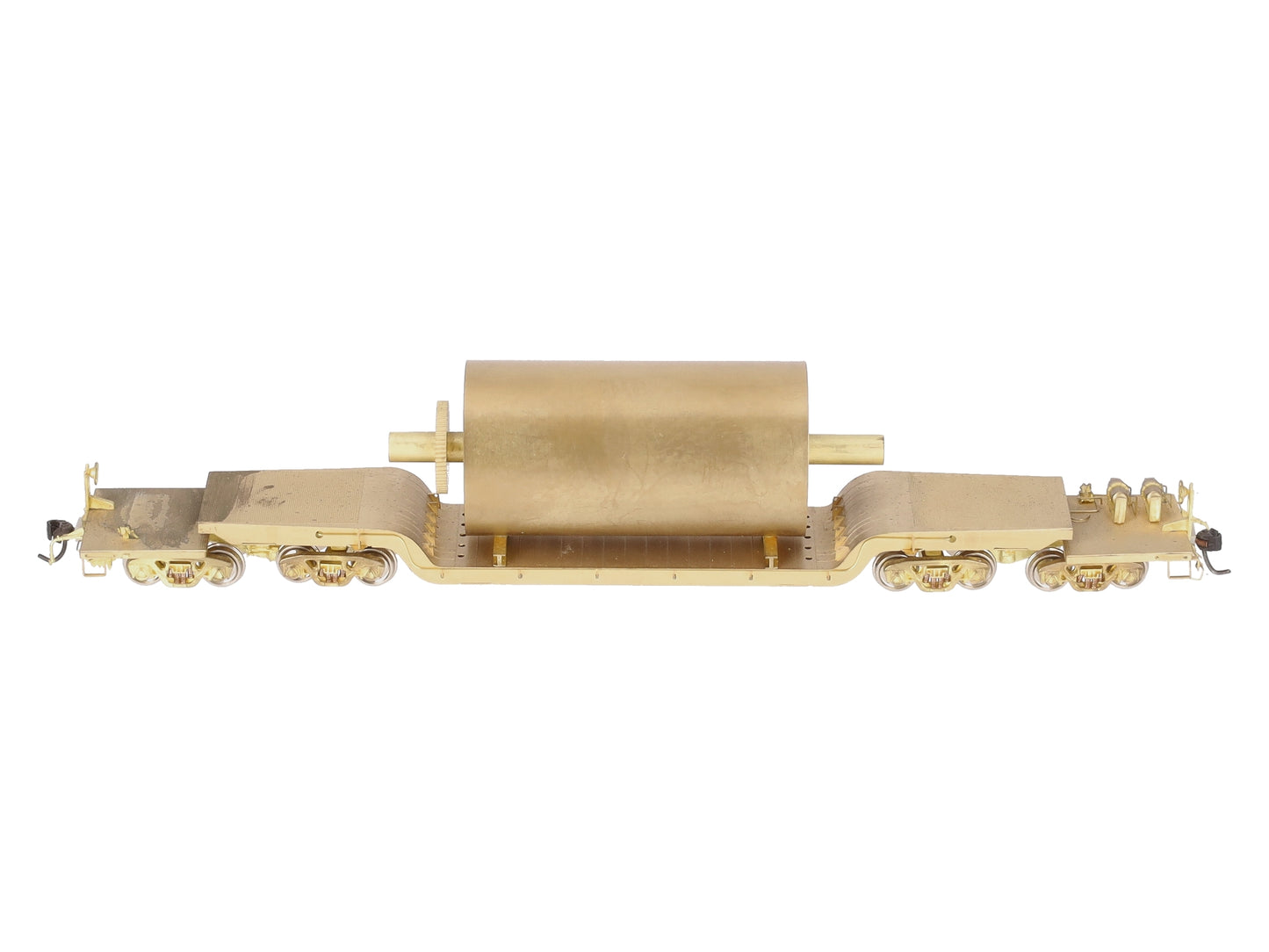 E&P Associates HO BRASS 77-6 Depressed Center Flatcar w/Load -Unpainted VG/Box