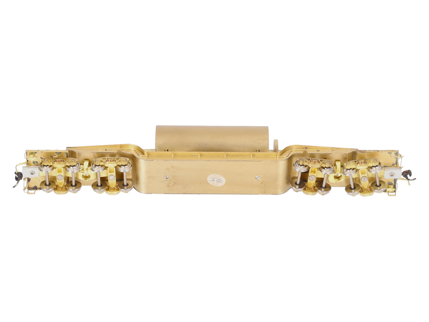 E&P Associates HO BRASS 77-6 Depressed Center Flatcar w/Load -Unpainted VG/Box