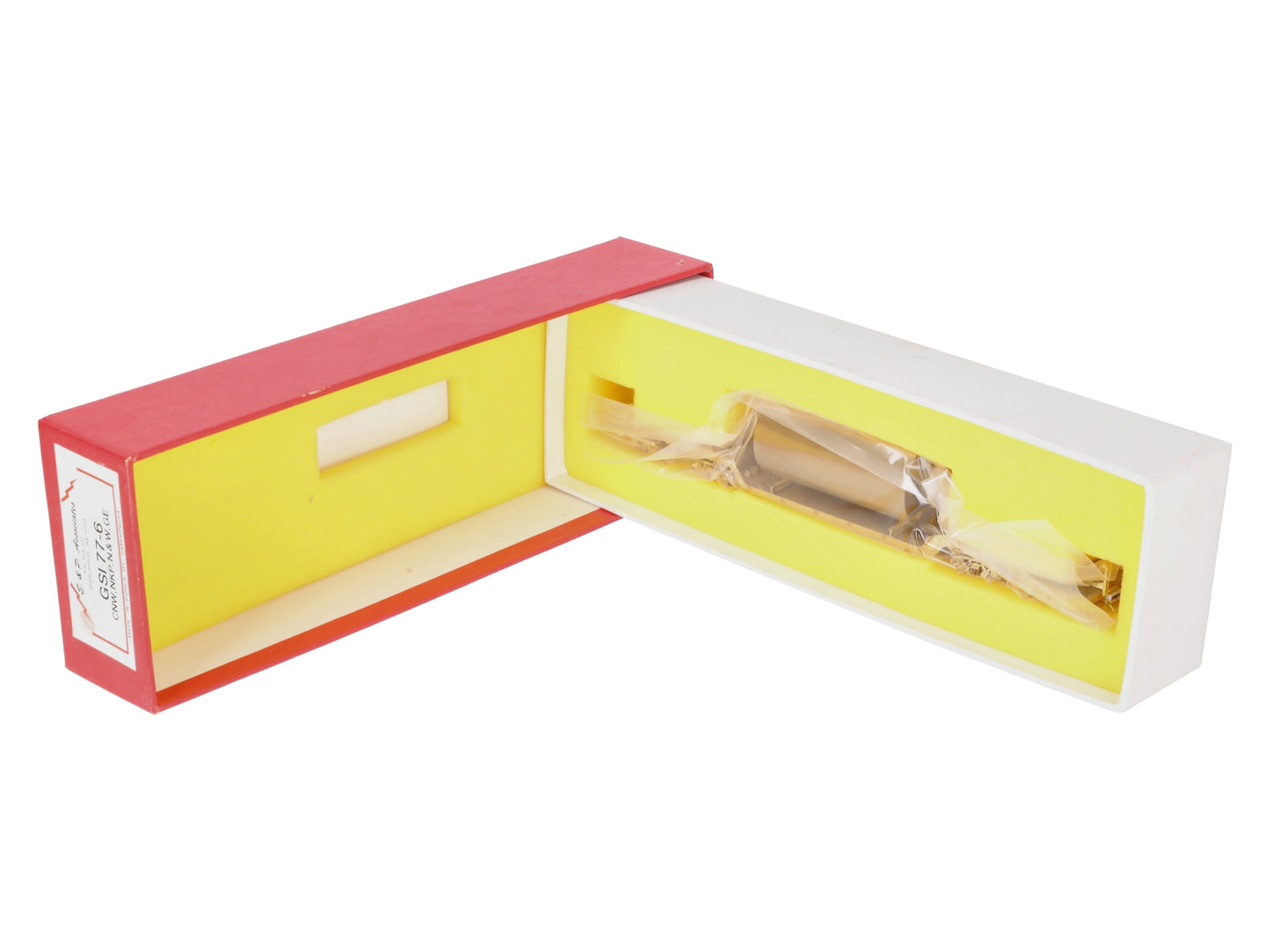 E&P Associates HO BRASS 77-6 Depressed Center Flatcar w/Load -Unpainted VG/Box