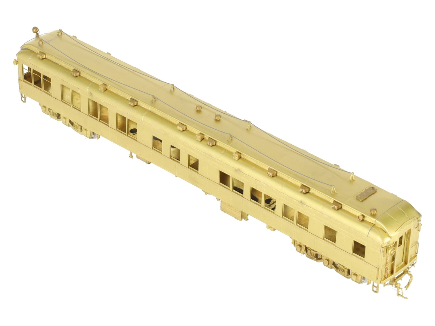 Oriental Limited 01003 HO BRASS GN Pullman Solarium Observation - Unpainted LN/Box