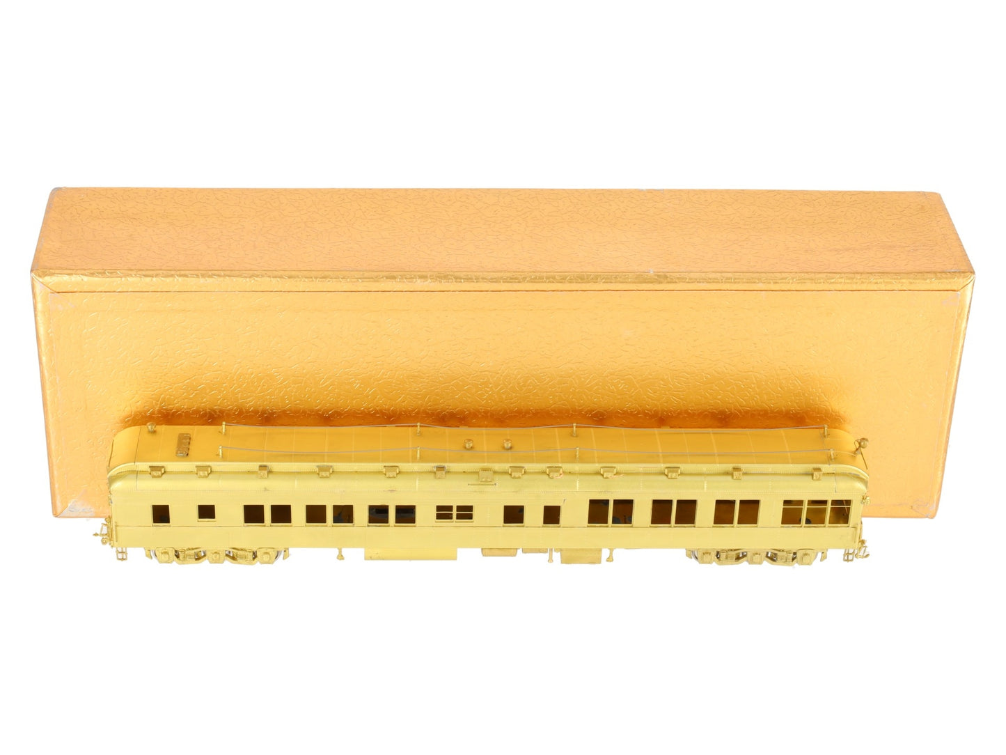 Oriental Limited 01003 HO BRASS GN Pullman Solarium Observation - Unpainted LN/Box