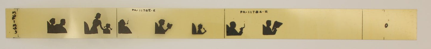 American Flyer PA11784-R Right Yellow Tinted Silhouette #663, 963 Passenger Car