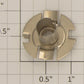 American Flyer XA9403-A S Bayonet Socket with Bracket for Caboose & Other Cars