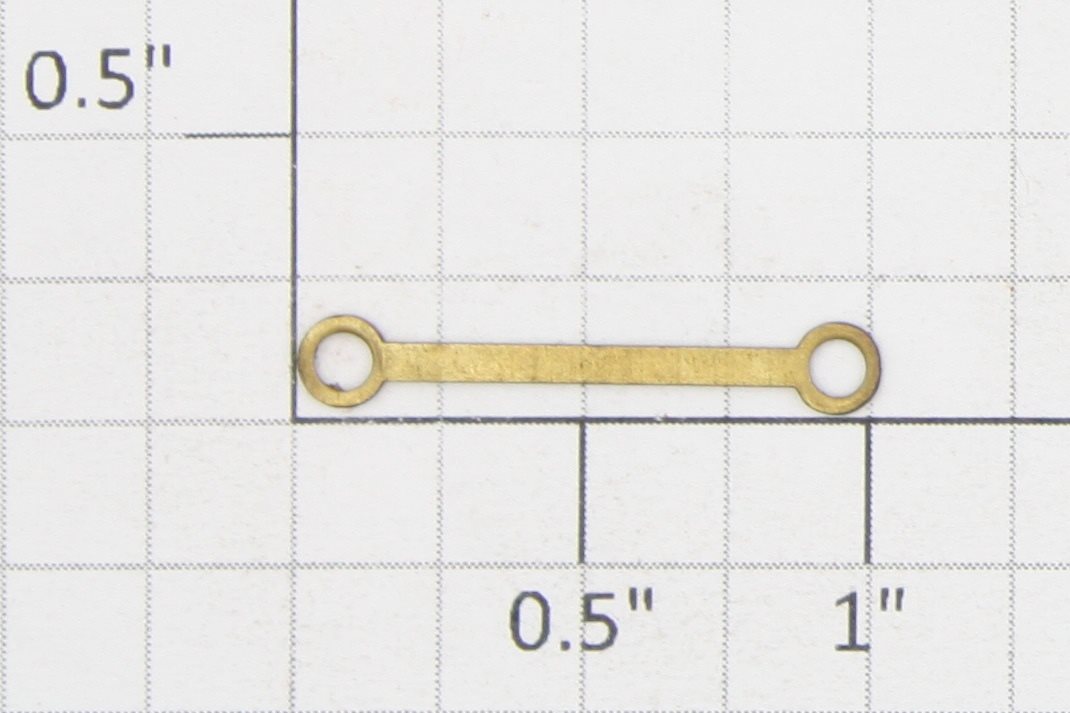 Roundhouse 77108 HO Large Hole Short Brass Side Rod