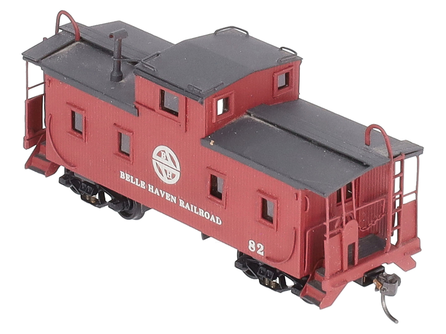 Hallmark Models HO Scale BRASS GM&O Wood Sheathed Caboose - Painted LN