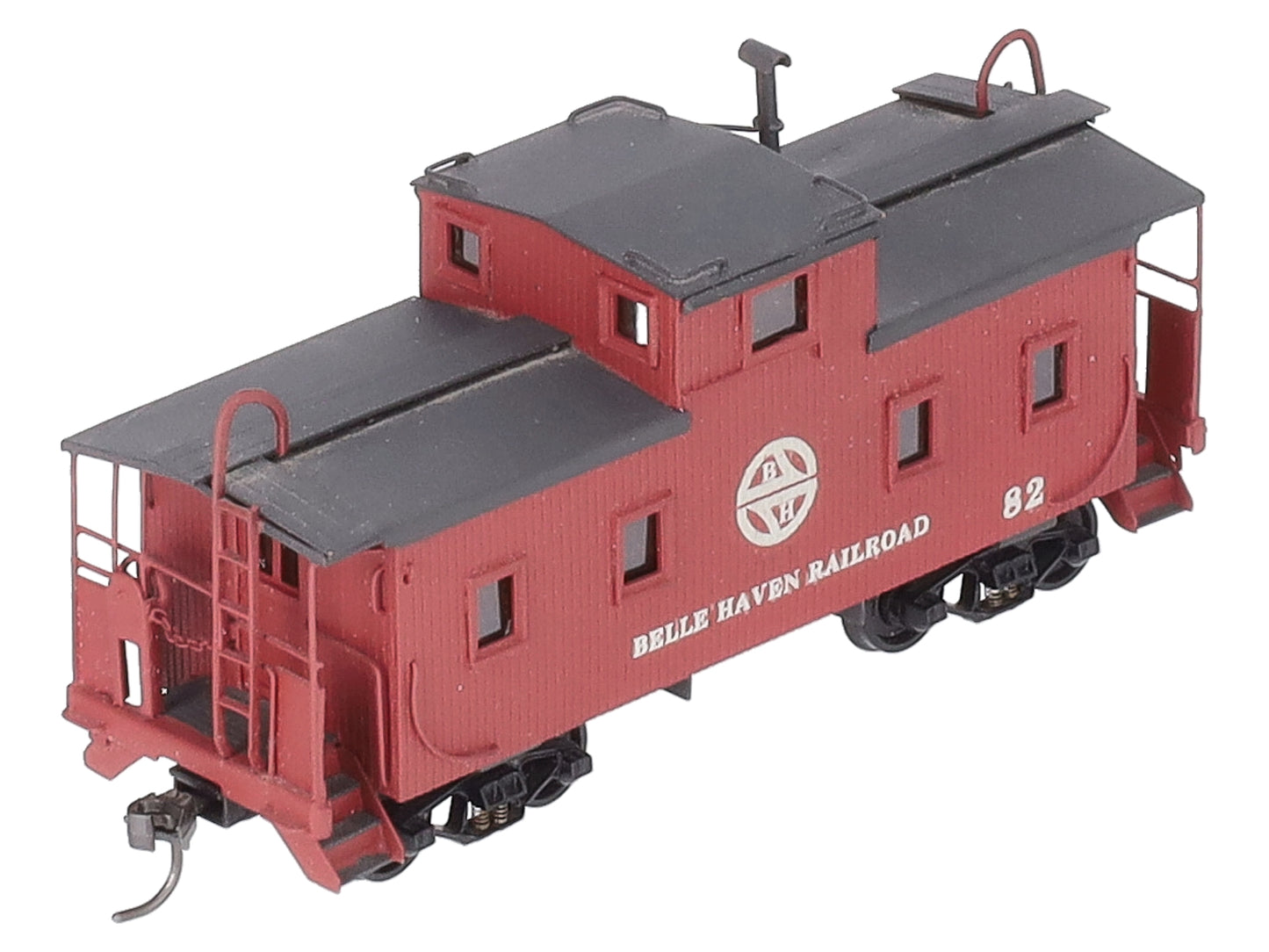 Hallmark Models HO Scale BRASS GM&O Wood Sheathed Caboose - Painted LN