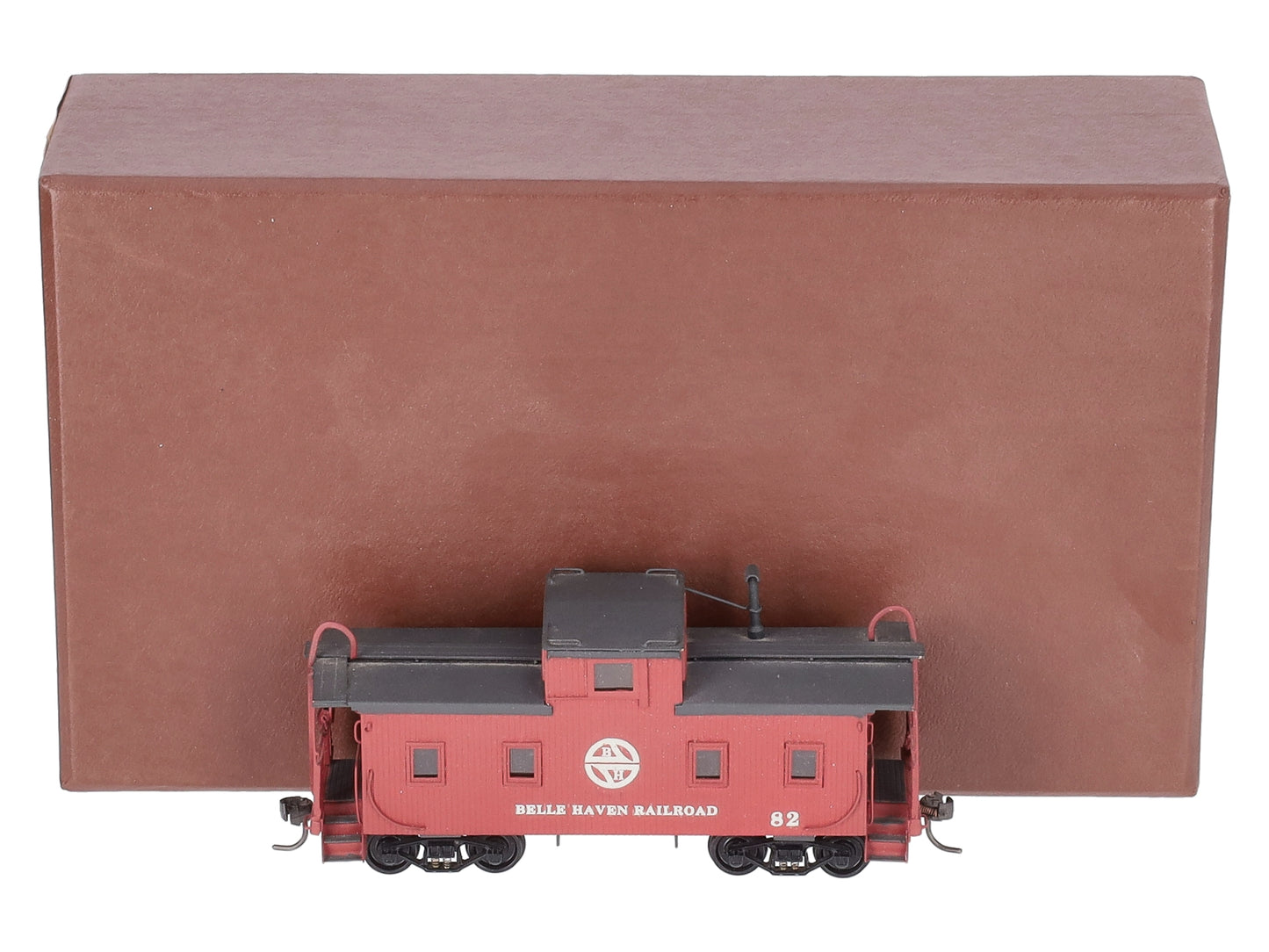 Hallmark Models HO Scale BRASS GM&O Wood Sheathed Caboose - Painted LN