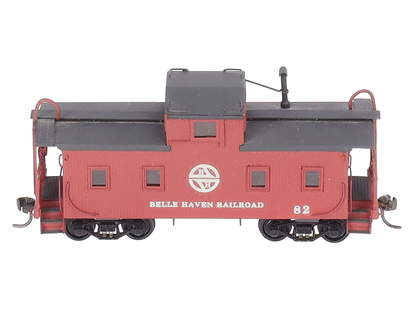 Hallmark Models HO Scale BRASS GM&O Wood Sheathed Caboose - Painted LN