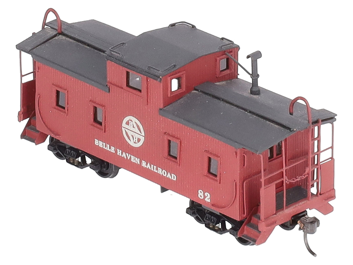 Hallmark Models HO Scale BRASS GM&O Wood Sheathed Caboose - Painted LN