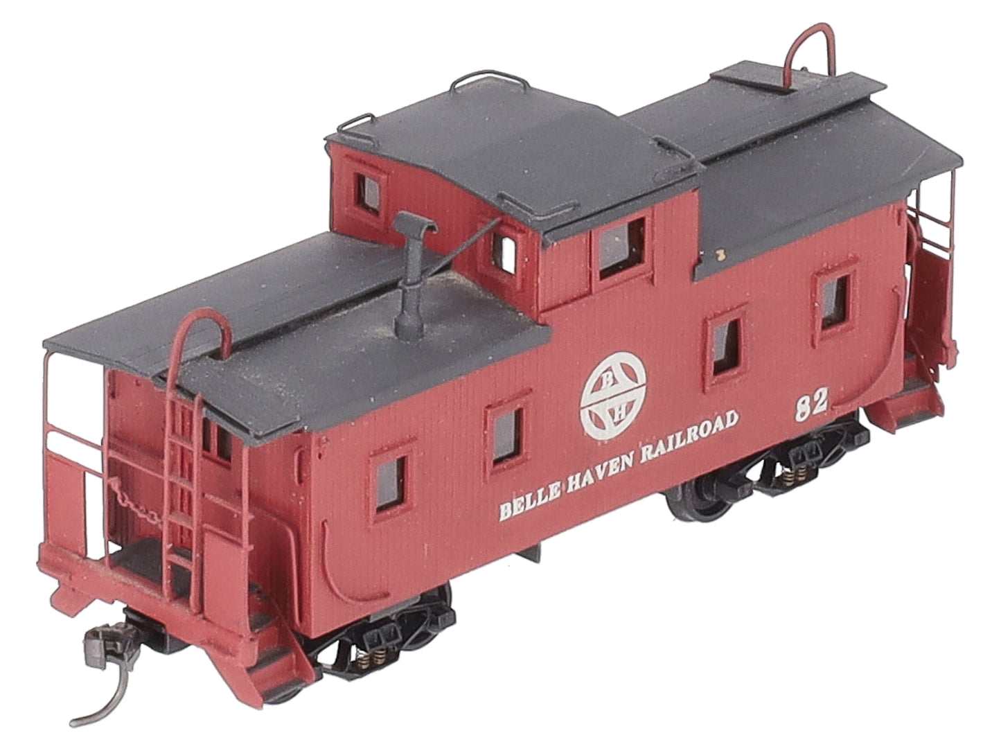 Hallmark Models HO Scale BRASS GM&O Wood Sheathed Caboose - Painted LN
