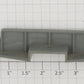 Lionel 3357-2 O Gauge Gray Cop & Hobo Car Plastic Bridge Trestle