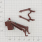 Atlas 0617-3 Illuminated Brown Plastic Bumper with Bulb