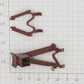 Atlas 0617-3 Illuminated Brown Plastic Bumper with Bulb