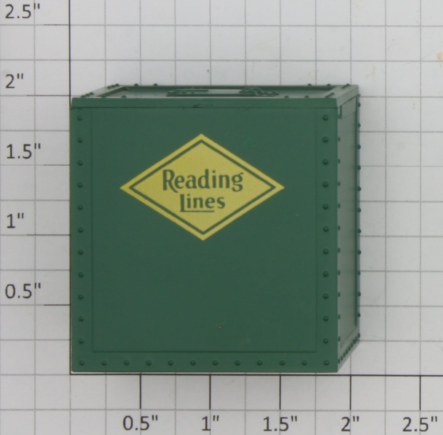 K-Line K1994G O Gauge Green "Reading Lines" Container with Hatch