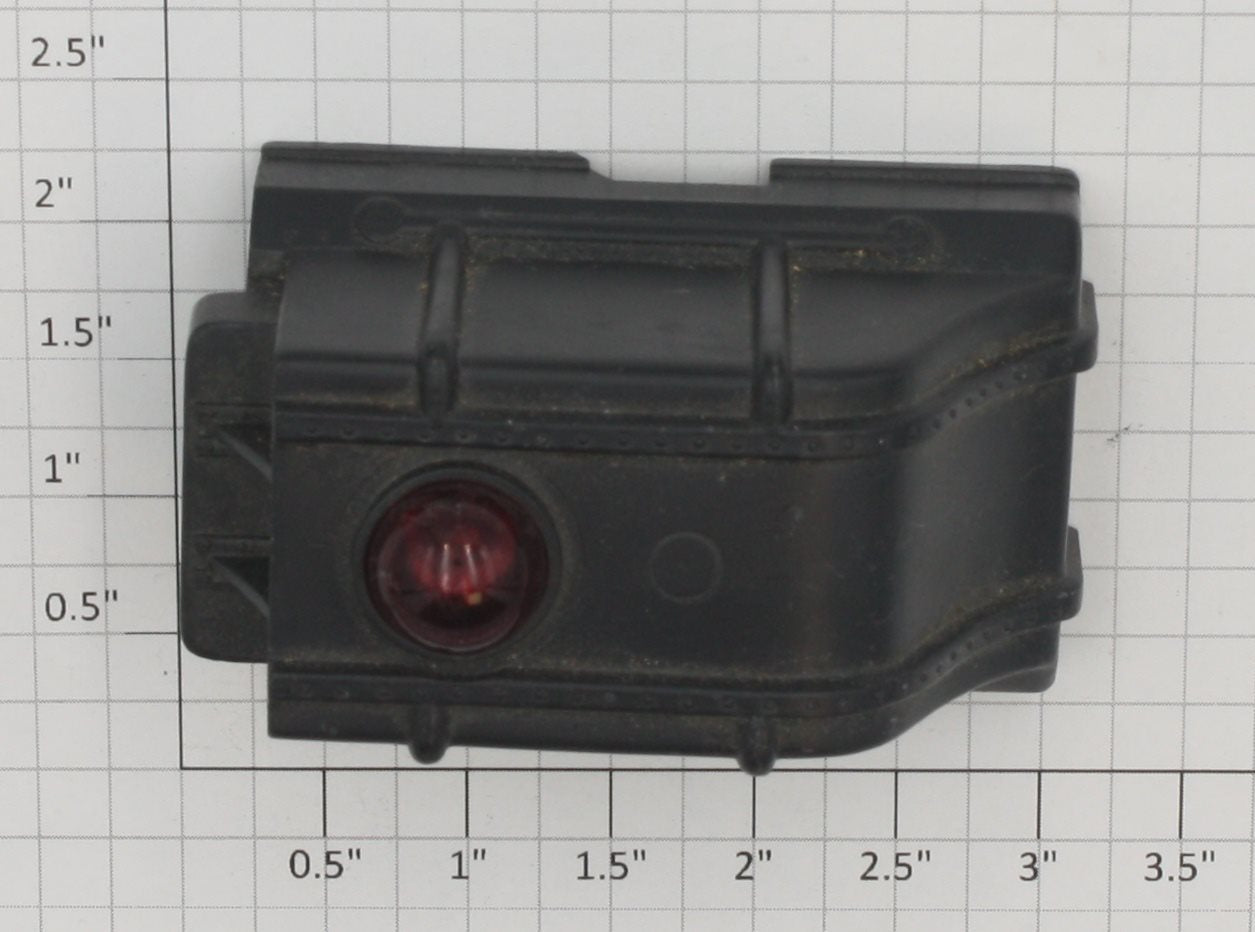 Marx 0605X O Gauge Dead End Bumper with Red Transparent Bulb Only