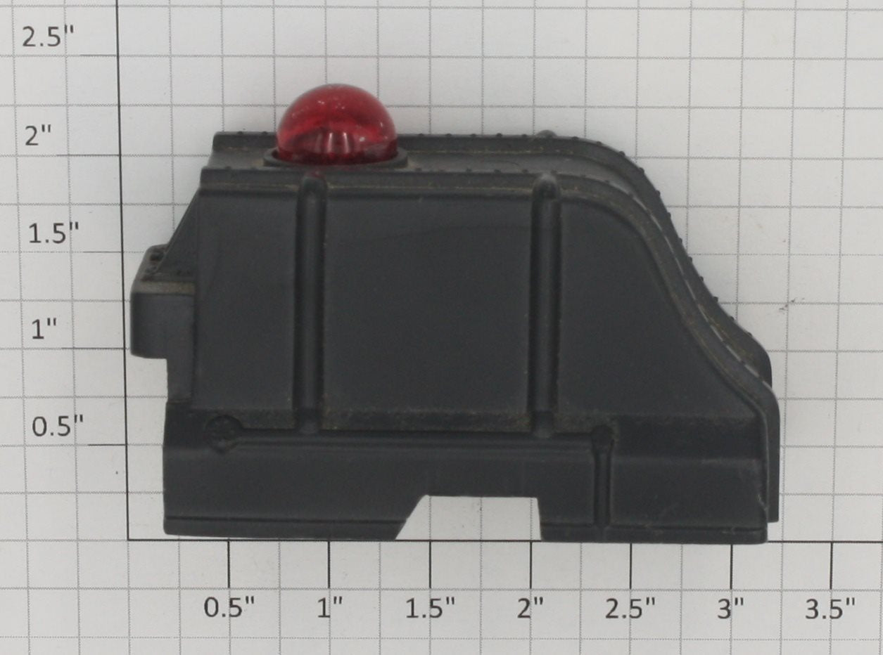 Marx 0605X O Gauge Dead End Bumper with Red Transparent Bulb Only