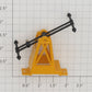 K-Line K2625-2 Yellow Handcar Handle Frame with Handle and Pin