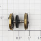 Roundhouse 71152 HO Black Geared Driver Wheel Set