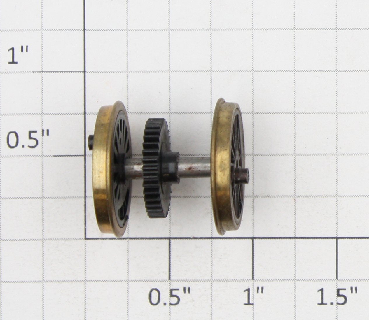 Roundhouse 71152 HO Black Geared Driver Wheel Set