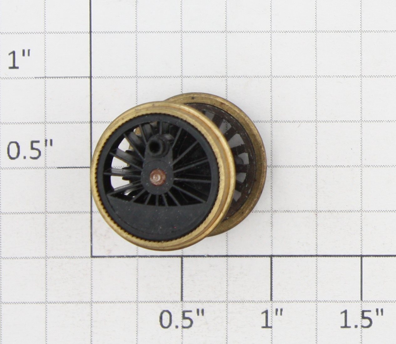 Roundhouse 71152 HO Black Geared Driver Wheel Set