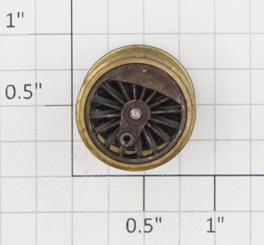 Roundhouse 71152 HO Black Geared Driver Wheel Set