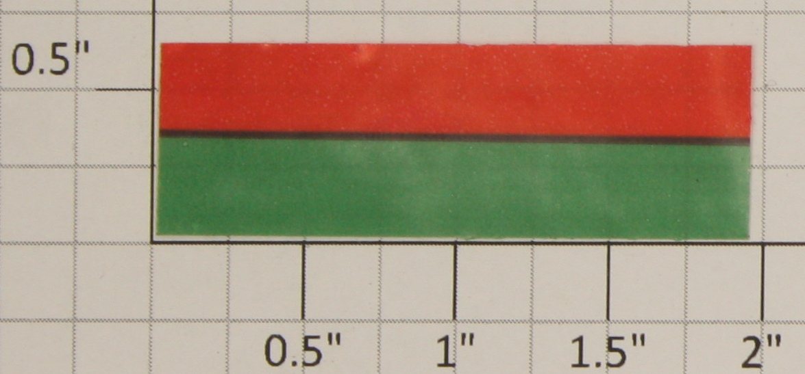 American Flyer SW-0830 Red and Green Filler Tape