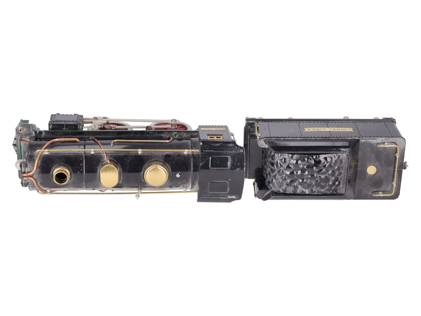 Lionel 384 Vintage Standard Gauge Lionel Lines 2-4-0 Steam Locomotive and Tender VG