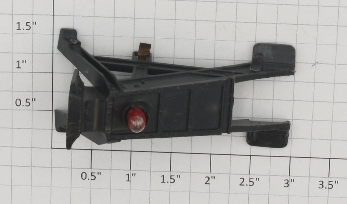 Lionel 2280-S Black Plastic Lighted Track Bumper Housing
