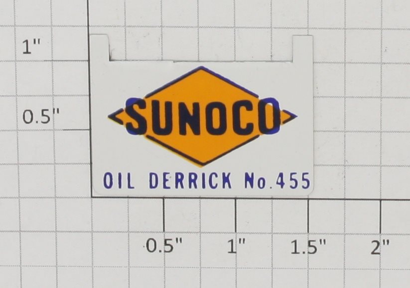 Lionel 455-53X Sunoco Oil Derrick Sign