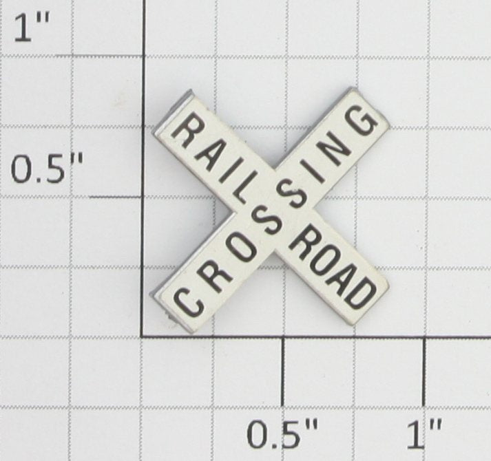 Acme 06-328 RR Crossing Arms with Black Lettering