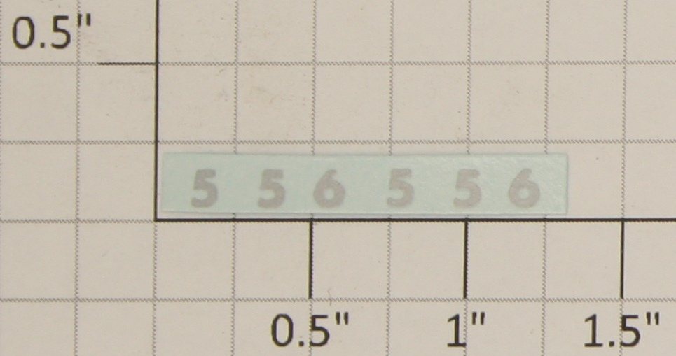 American Flyer 556-12 Silver Lettering 