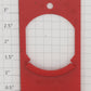Lionel 8204T-30 Red Speaker Baffle