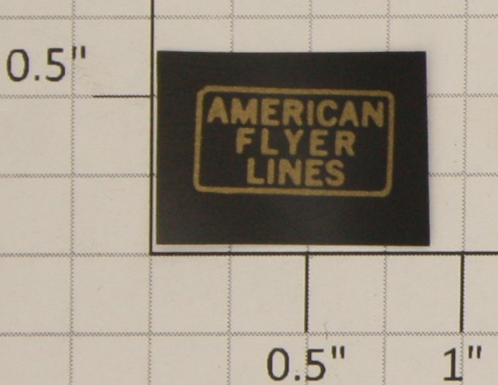 American Flyer 500-13 Black and Gold 