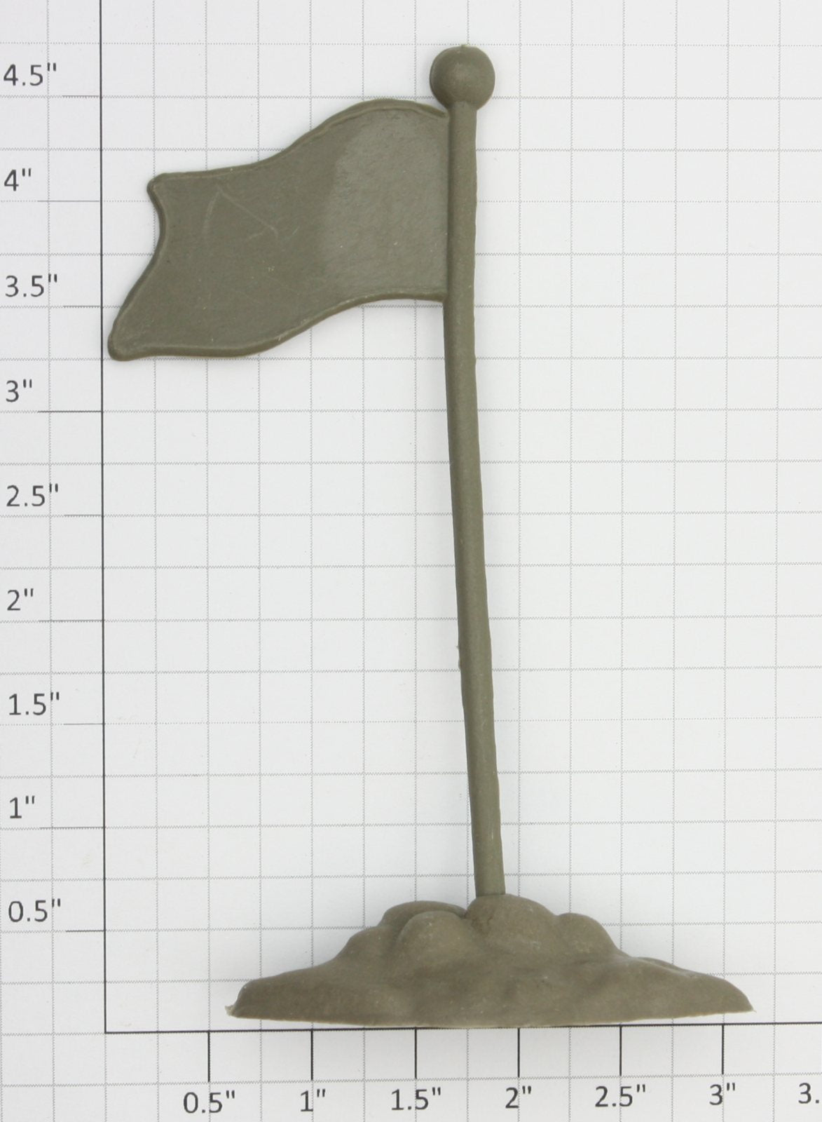 Acme 06-23 Gray Flag Pole Assembly