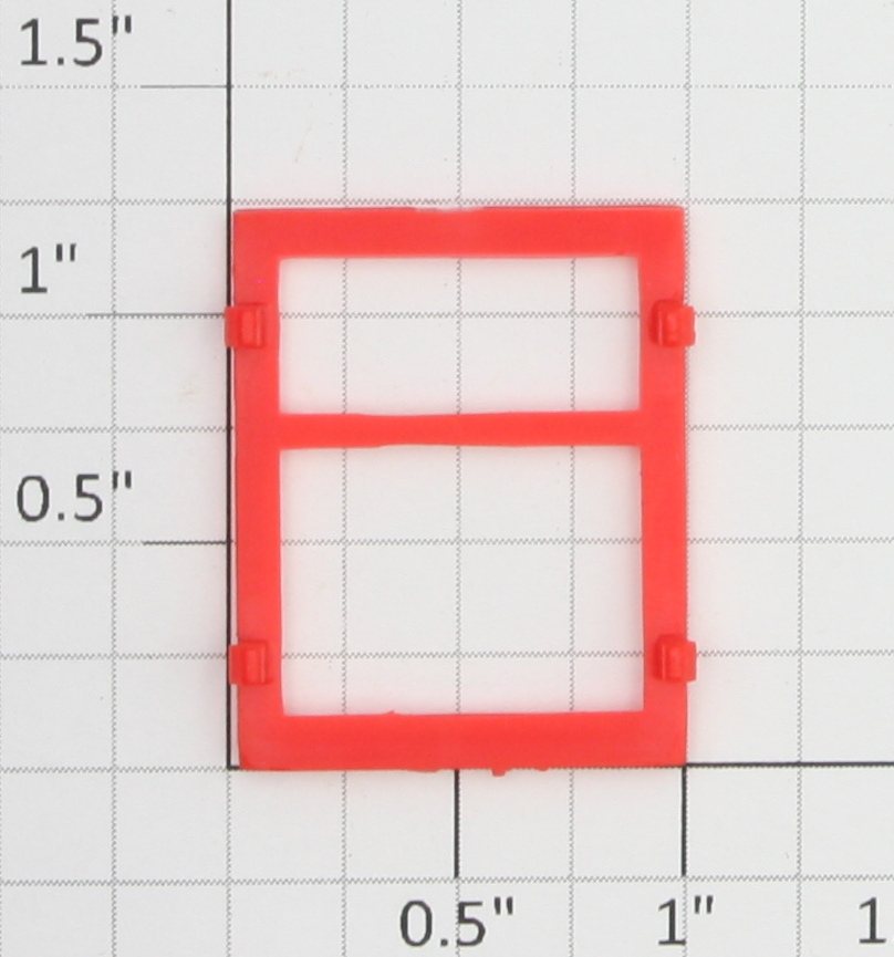 Acme 06-546 Red Window Frame