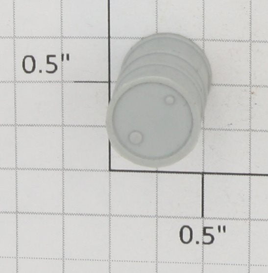 Acme 1000X Gray Plastic Barrel
