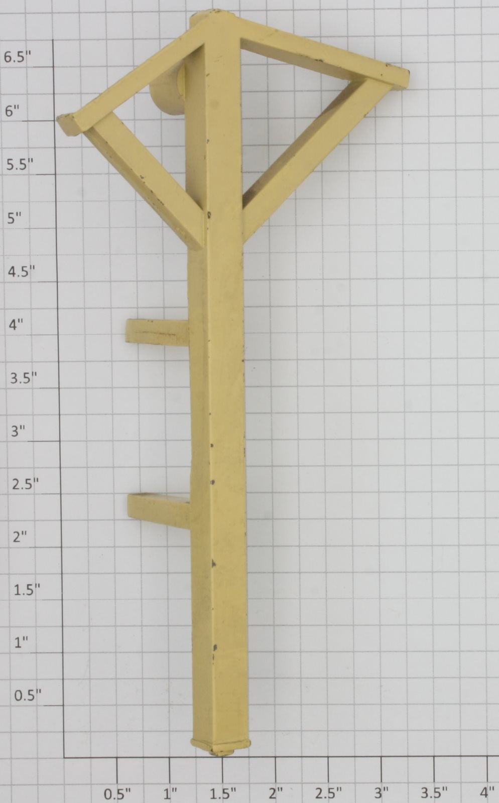 Lionel 164-3 Yellow Left Hand Roof Support Post