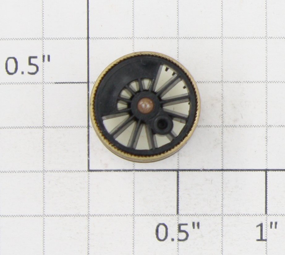 Roundhouse 76153 HO Baldwin Brass Geared Driver Wheel Set
