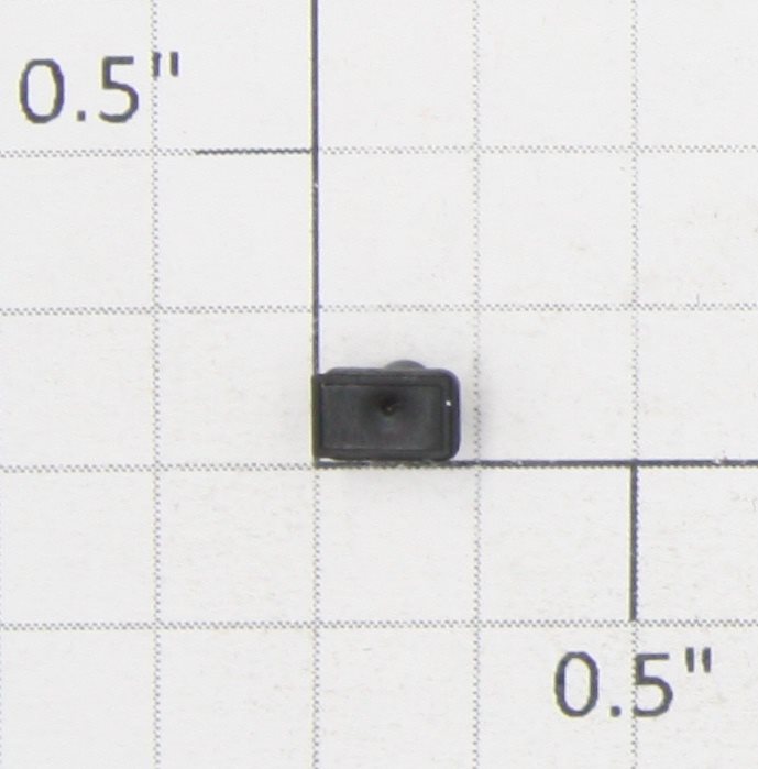 Roundhouse 76208 HO Rectangle Black Plastic Number Board