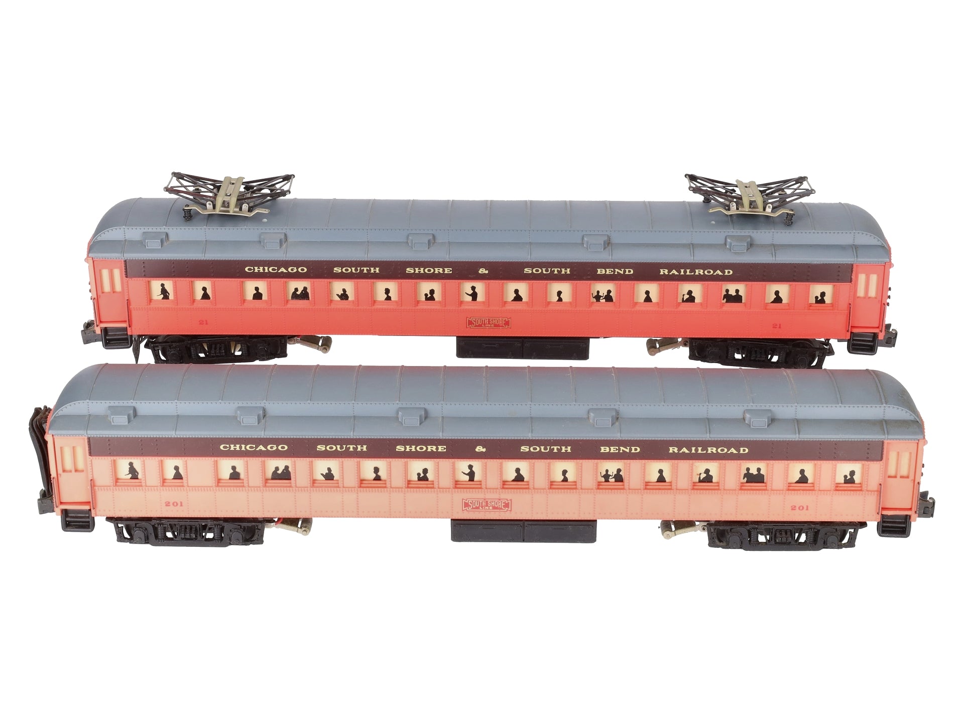 鉄道模型 @Super_RailCargo K-Line K2701A O Gauge CSS&SB Interurban Rail Car Set EX/Box