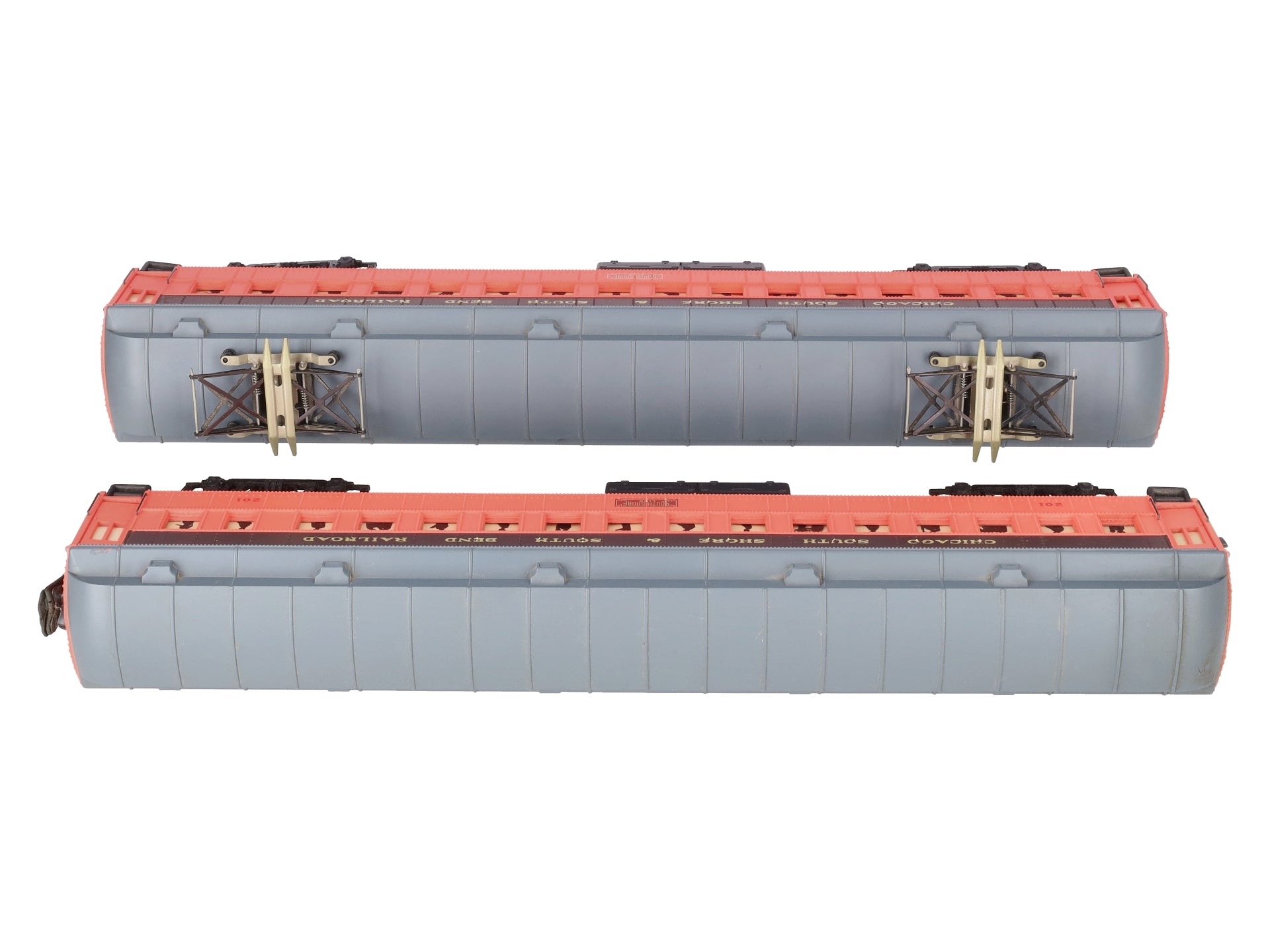 K-Line K2701A O Gauge CSS&SB Interurban Rail Car Set EX/Box