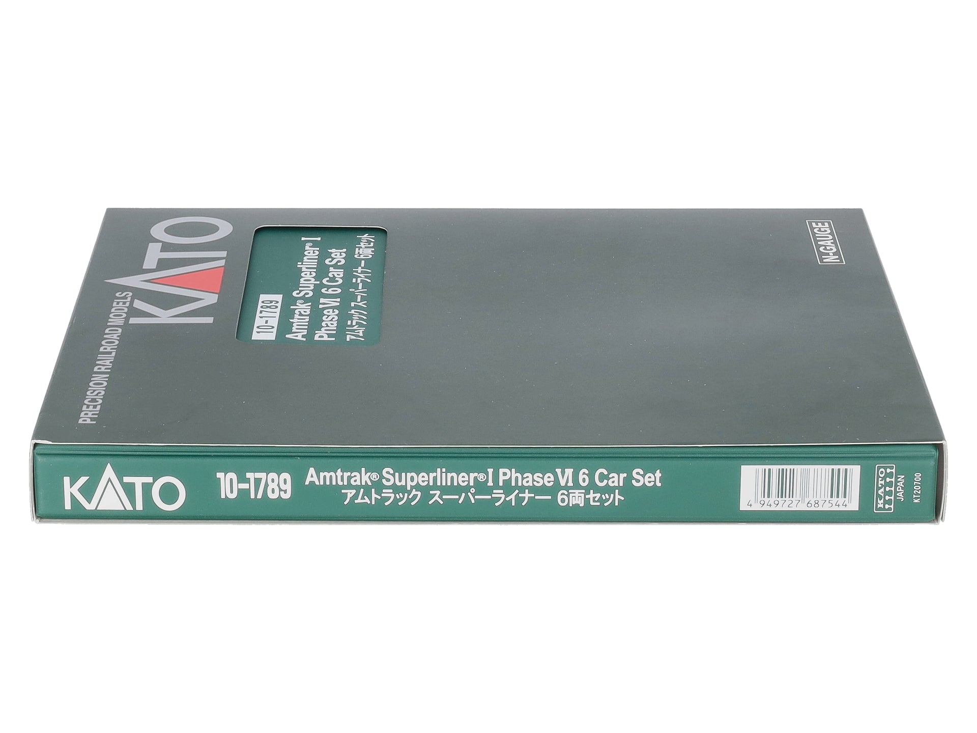 Kato 10-1789 N Amtrak Superliner Phase VI Passenger Car Add-On Set (Set of 6) LN/Box