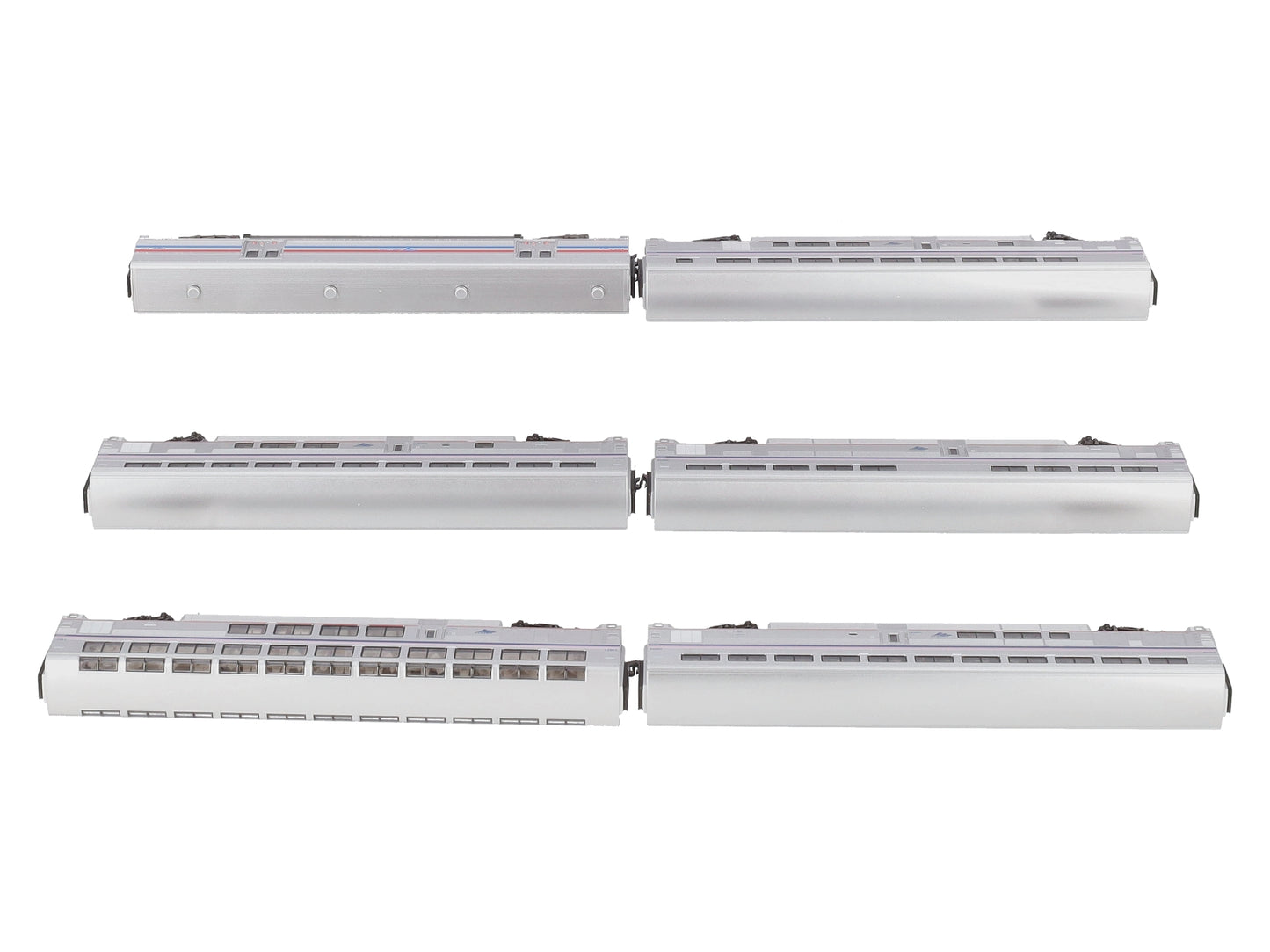 Kato 10-1789 N Amtrak Superliner Phase VI Passenger Car Add-On Set (Set of 6) LN/Box
