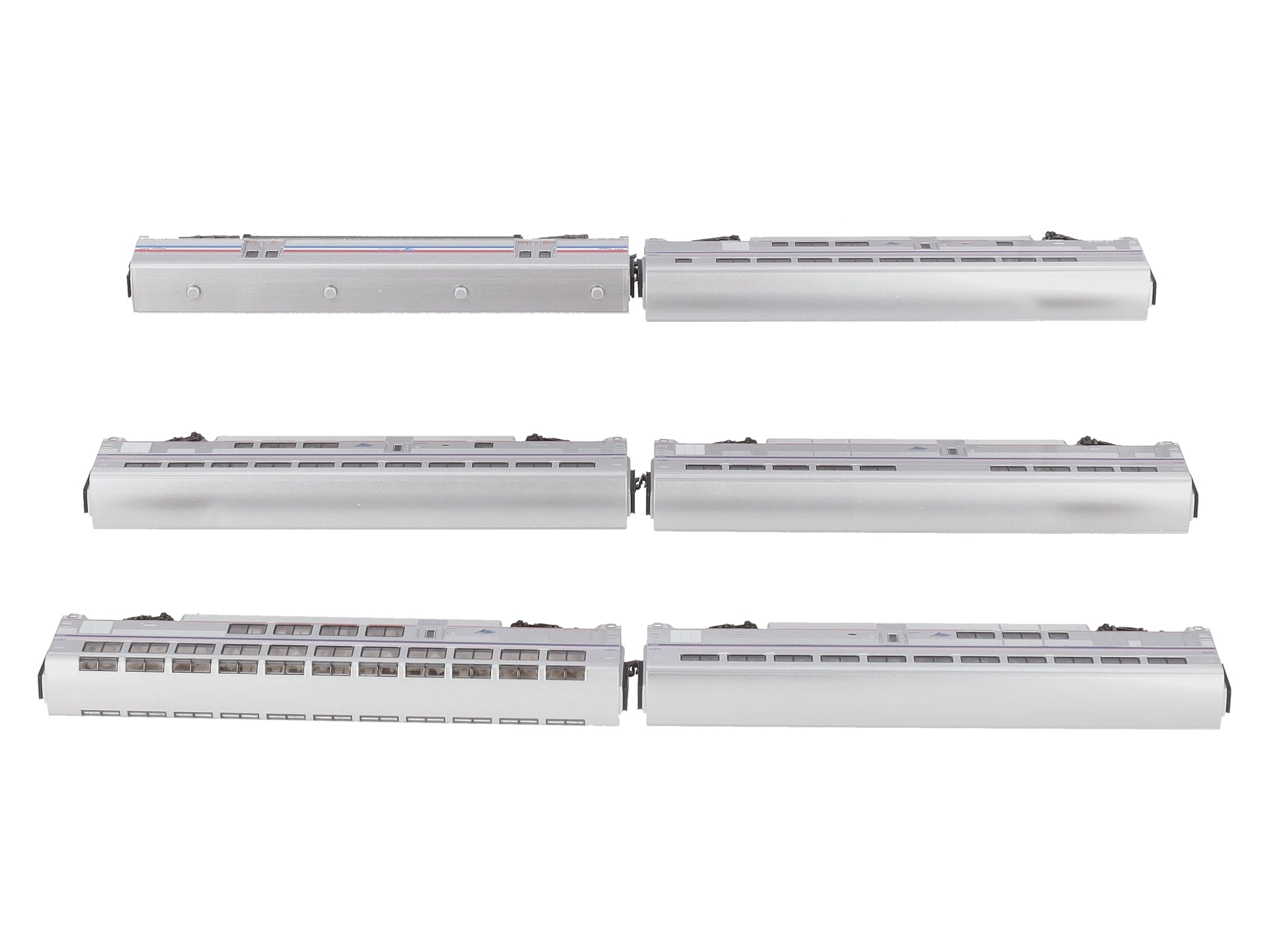 Kato 10-1789 N Amtrak Superliner Phase VI Passenger Car Add-On Set (Set of 6) LN/Box