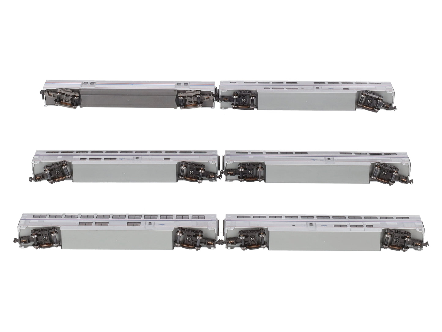 Kato 10-1789 N Amtrak Superliner Phase VI Passenger Car Add-On Set (Set of 6) LN/Box